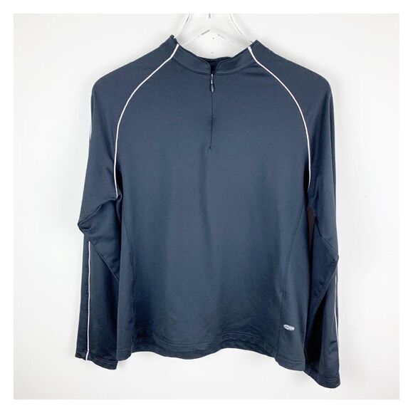 Adidas Vintage Black Thermalite Quarter Zip Jacket - Picture 1 of 10